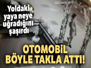 Bağdat Caddesi'nde takla atan otomobil kamerada