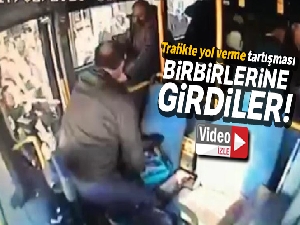 Otobüs şoförüne darp