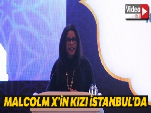 Malcolm X'in kızı Ilyasah Shabazz İstanbul'da