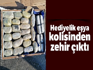 Hediyelik eşya kolisinden zehir çıktı