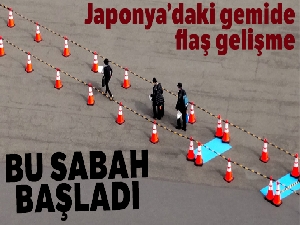 Japonya'daki gemide karantina sona eriyor