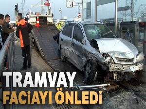 Tramvay faciayı önledi