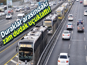 İBB'den metrobüs durakları arasında ulaşıma yüzde 79 oranında zam