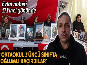 HDP önündeki ailelerin evlat nöbeti 171'inci gününde