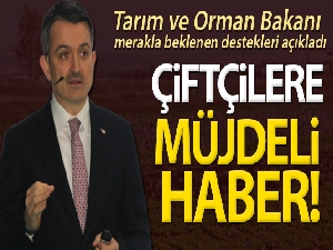 Tarım ve Orman Bakanı Pakdemirli, merakla beklenen destekleri açıkladı