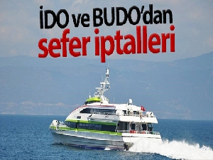 İDO ve BUDO'nun bazı seferleri iptal edildi