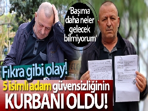 5 isimli adam ticaretteki güvensizliğinin kurbanı oldu