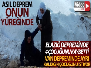 Depremde 4 çocuğunu kaybeden anne, yurtta kalan çocuklarını istiyor