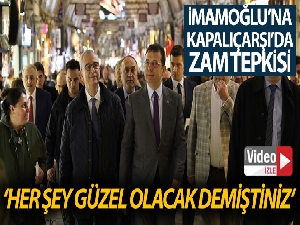 Vatandaştan İmamoğlu'na zam sitemi
