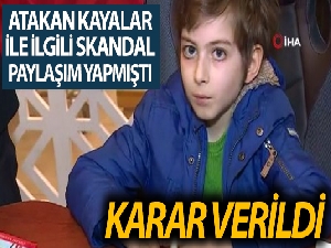 Atakan Kayalar hakkında skandal paylaşımlar yapan şahıs serbest bırakıldı