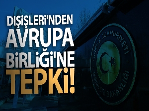 Dışişleri'nden Avrupa Birliği'ne TPAO tepkisi