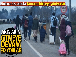 Akın akın gitmeye devam ediyorlar
