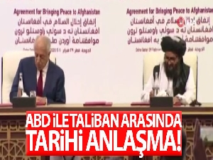 ABD ile Taliban arasında tarihi anlaşma