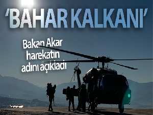 Bakan Akar harekatın adını açıkladı! 'Bahar Kalkanı'