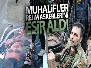 Suriye'de muhalifler 2 rejim askerini esir aldı