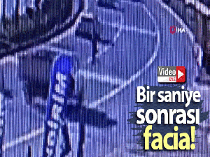 Üniversite öğrencisi genç kızın hayatını kaybettiği kaza güvenlik kamerasına yansıdı