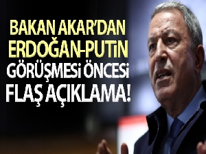 Bakan Akar: 'Bizim amacımız siyasi çözümlerdir, barışçıl yöntemlerdir'