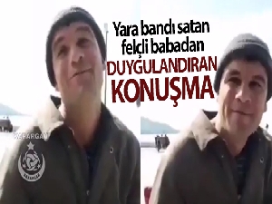 Yara bandı satan babanın İdlib mesajı herkesi duygulandırdı