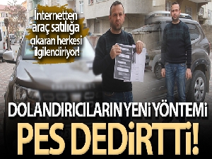 Aracının başkası tarafından satışa çıkarıldığını görünce şok oldu