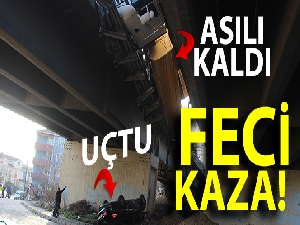 TEM'de feci kaza!