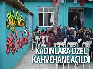 Tekirdağ'da kadınlara özel kahvehane açıldı