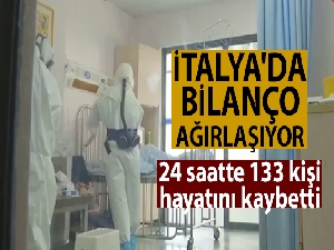 İtalya'da son 24 saatte 133 kişi hayatını kaybetti