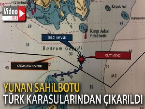 Bodrum açıklarında sıcak anlar
