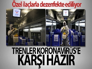 Trenler 'korona virüs'e karşı hazır