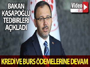 Bakan Kasapoğlu, korona virüs tedbirlerini açıkladı
