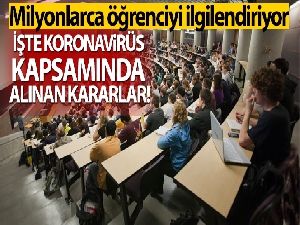 YÖK'ten koronavirüs tedbirleri