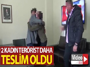 Van'da 2 kadın terörist ikna sonucu teslim oldu