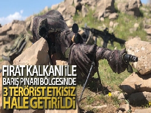 MSB: '3 terörist etkisiz hale getirildi'