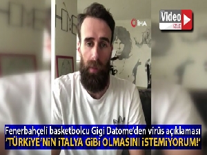 Fenerbahçeli basketbolcu Gigi Datome: 'Türkiye'nin İtalya gibi olmasını istemiyorum'