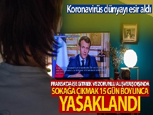 Fransa'da 15 gün sokağa çıkma yasağı ilan edildi