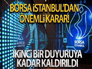 Borsa İstanbul'da devre kesici yukarı yönlü kaldırıldı
