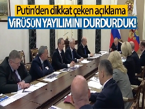 Rusya Devlet Başkanı Putin: 'Virüsün yayılımını durdurduk'