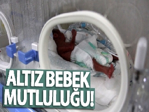 Mersin'de altız bebek mutluluğu