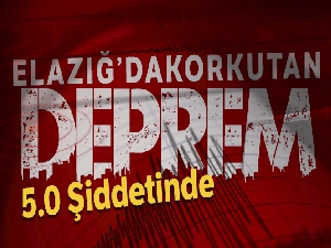 Son Depremler: Elazığ'ın Sivrice ilçesinde 5 büyüklüğünde deprem meydana geldi