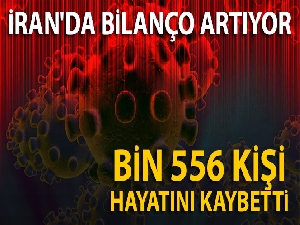 İran'da korona virüsten ölenlerin sayısı bin 556 oldu