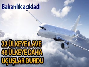 Ulaştırma ve Altyapı Bakanlığı: '22 ülkeye ilave olarak 46 ülkeye daha uçuşlar durdurulmuştur'