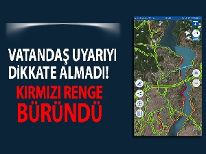 Vatandaş uyarıyı dikkate almadı: İstanbul Boğazı çevresi kırmızı renge büründü