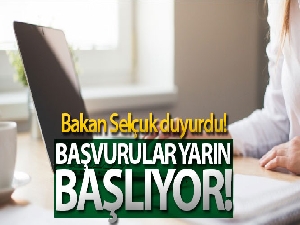 Bakan Selçuk: 'Kısa çalışma ödeneği başvuruları yarın başlıyor'