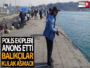 Balıkçılar öğle saatlerinde Arnavutköy sahiline akın etti