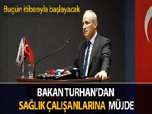 Bakan Turhan'dan sağlık çalışanlarına 'ücretsiz ulaşım' müjdesi