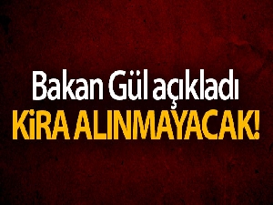 Bakan Gül: 'İşyurtları Kurumu tarafından kiraya verilen işletmelerden kira alınmayacak'