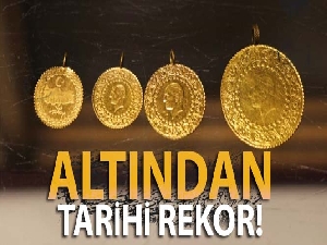 Altın sert yükselişinin ardından tarihi rekorunu yeniledi