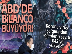 ABD'de korona virüs salgınından ölenlerin sayısı 1042'ye yükseldi
