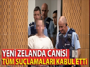 İfadesini değiştiren Christchurch canisi Tarrant, tüm suçlamaları kabul etti