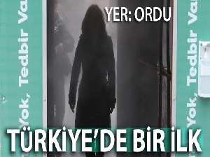 Ordu'da korona virüse karşı 'dezenfekte tüneli'