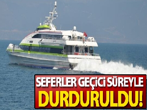 BUDO seferleri durduruldu